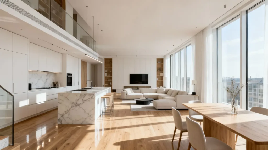 cómo dividir una casa de 120 metros cuadrados